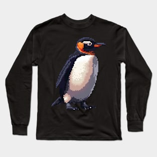 Pixel Penguin Long Sleeve T-Shirt